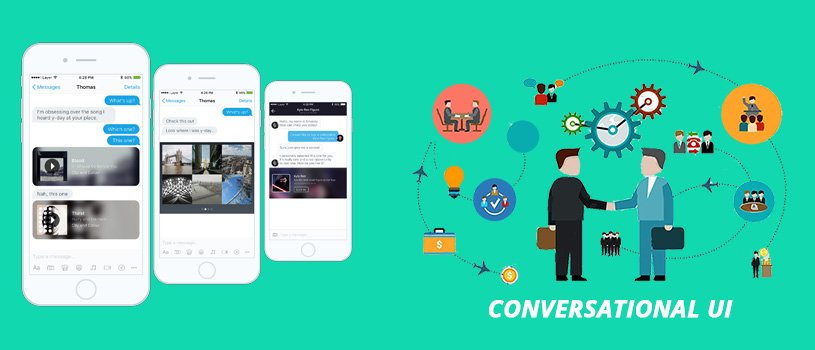 top 11 web design trends followed 2017 Conversational UI