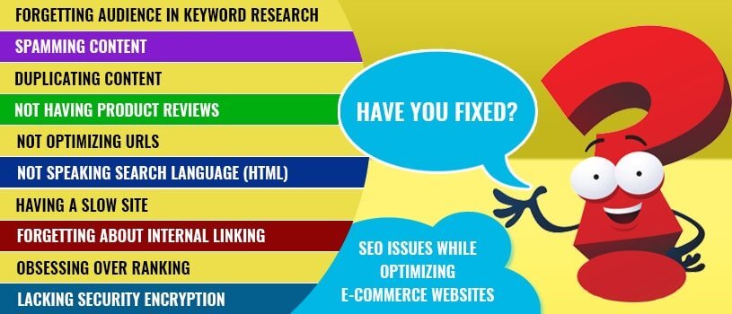 seo-issues-to-be-fixed-while-optimizing-ecommerce-website