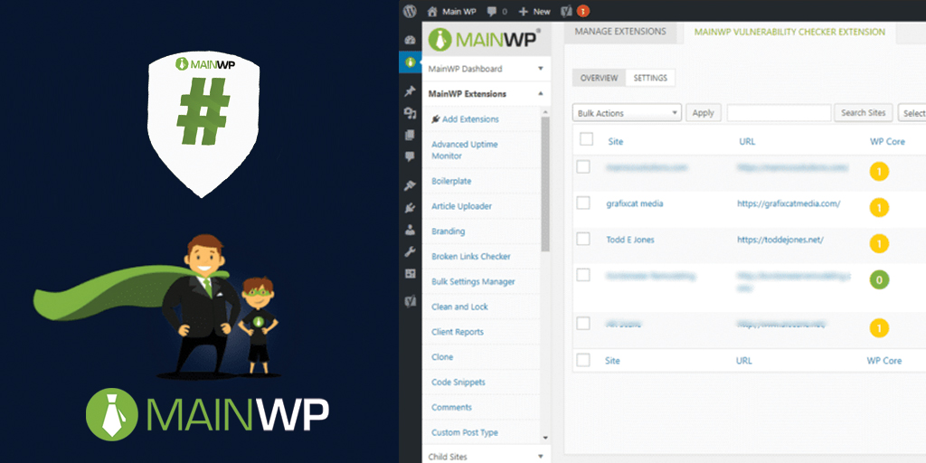 ManageWP manage multiple WordPress plugin